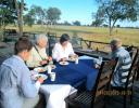 Breakfast on the deck