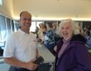 David Parra, AARP with Sue Blumer